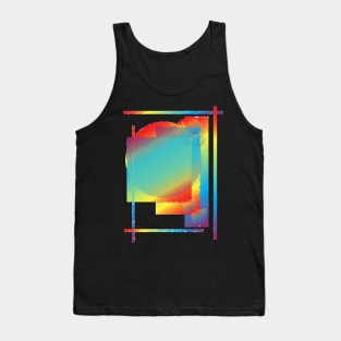 grid rainbow Tank Top